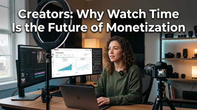 Creators: Why Watch Time Is the Future of Monetization
